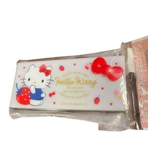 Sanrio Hello Kitty White Case with Red Bow